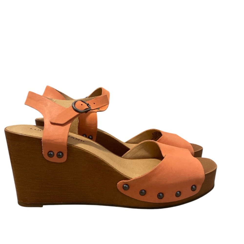 Lucky Brand Zashti Wedge Sandal, Size 8.5M